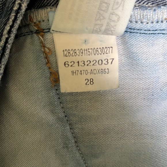 AF cutoff long denim shorts - Picture 4 of 5